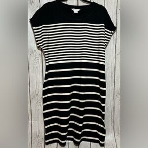 Liz Claiborne Tee Shirt Dress Casual Striped size XXL